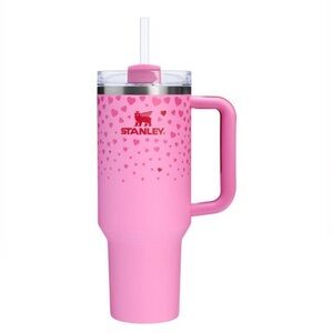 Stanley Quencher h2o tumbler 40 oz Sweet Hearts pink NWT